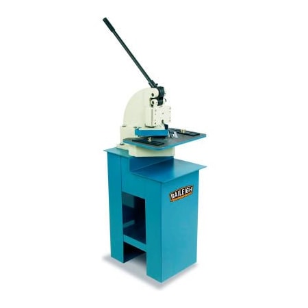 Baileigh Industrial Holdings Baileigh Industrial Manually Operated Corner Notcher, 16 Gauge Mild Steel Capacity, 6inL Blade 1007260